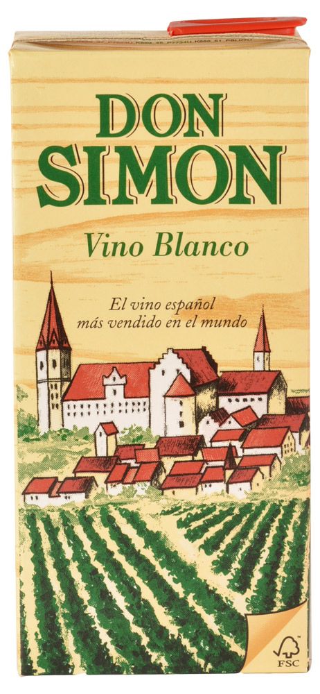 Вино Don Simon Vino Blanco белое сухое Испания 1 л 679₽