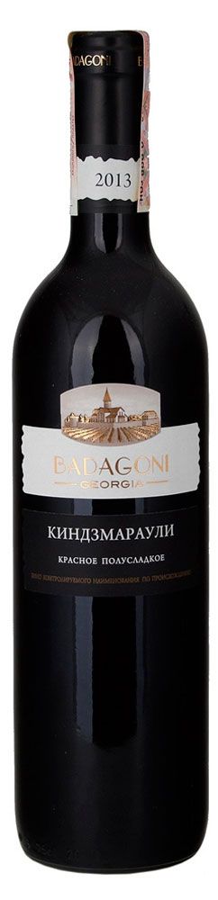 Вино Badagoni Киндзмараули красное полусладкое Грузия 075 л 1159₽