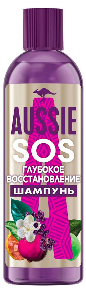 Шампунь для волос Aussie Hair SOS Глубокое восстановление для поврежденных волос 290 мл 359₽