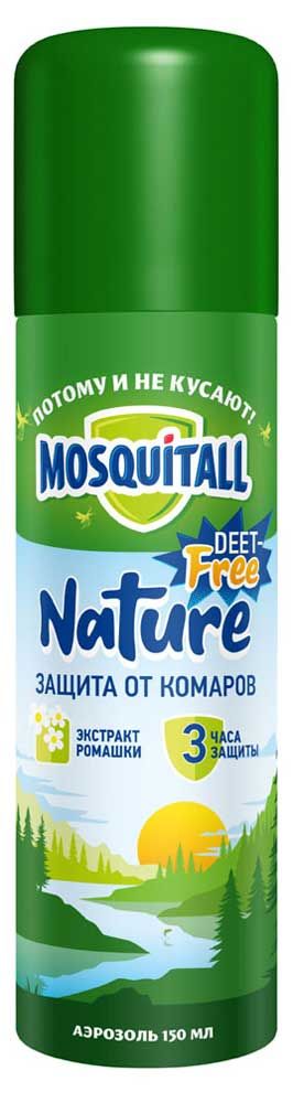 Аэрозоль от комаров Mosquitall Nature 150 мл 199₽