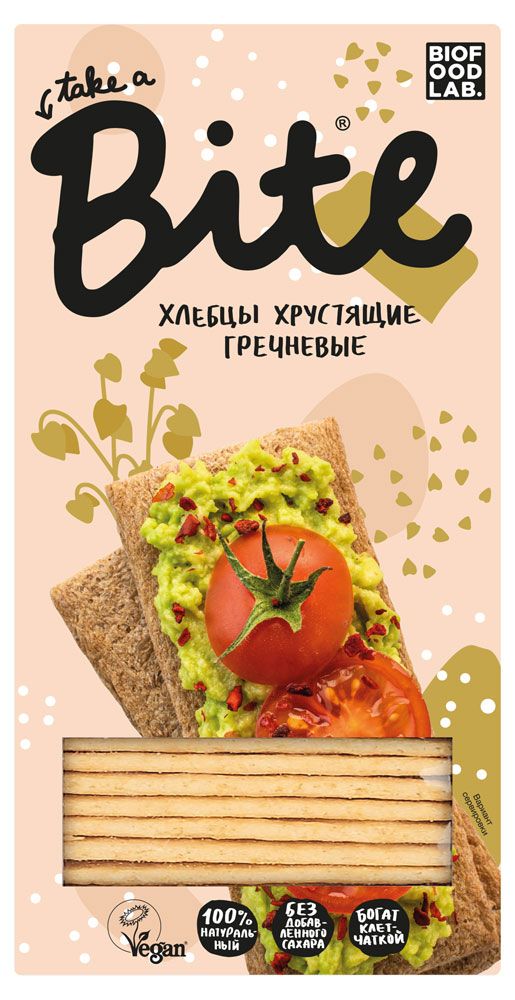 Хлебцы гречневые Take a Bite хрустящие, 150 г