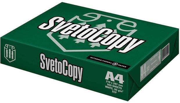 Бумага для принтера SvetoCopy А4 белая 500 л 359₽