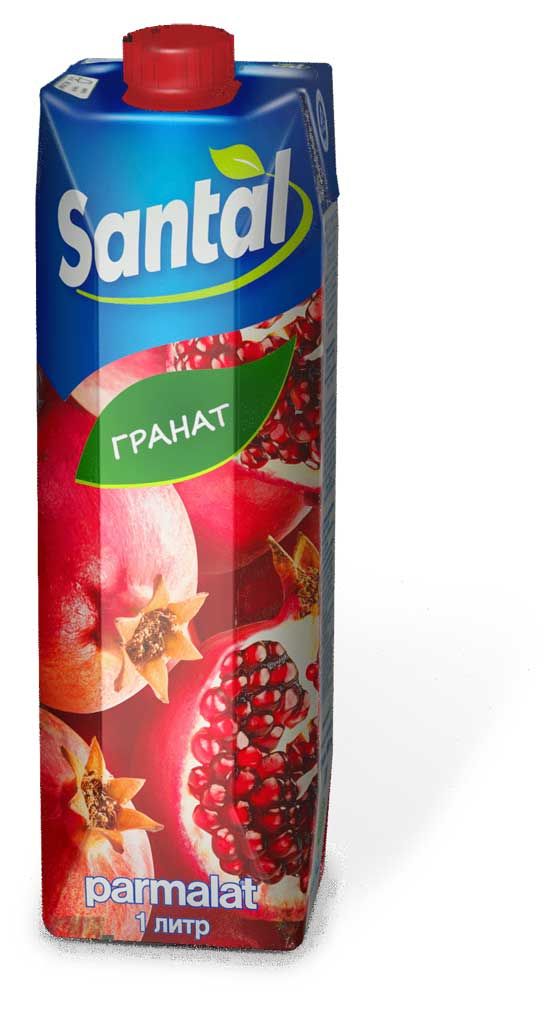 Напиток сокосодержащий гранатовый Santal, 1 л