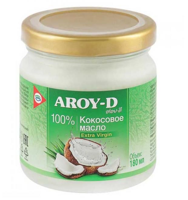 фото Масло кокосовое aroy-d extra virgin, 180 мл