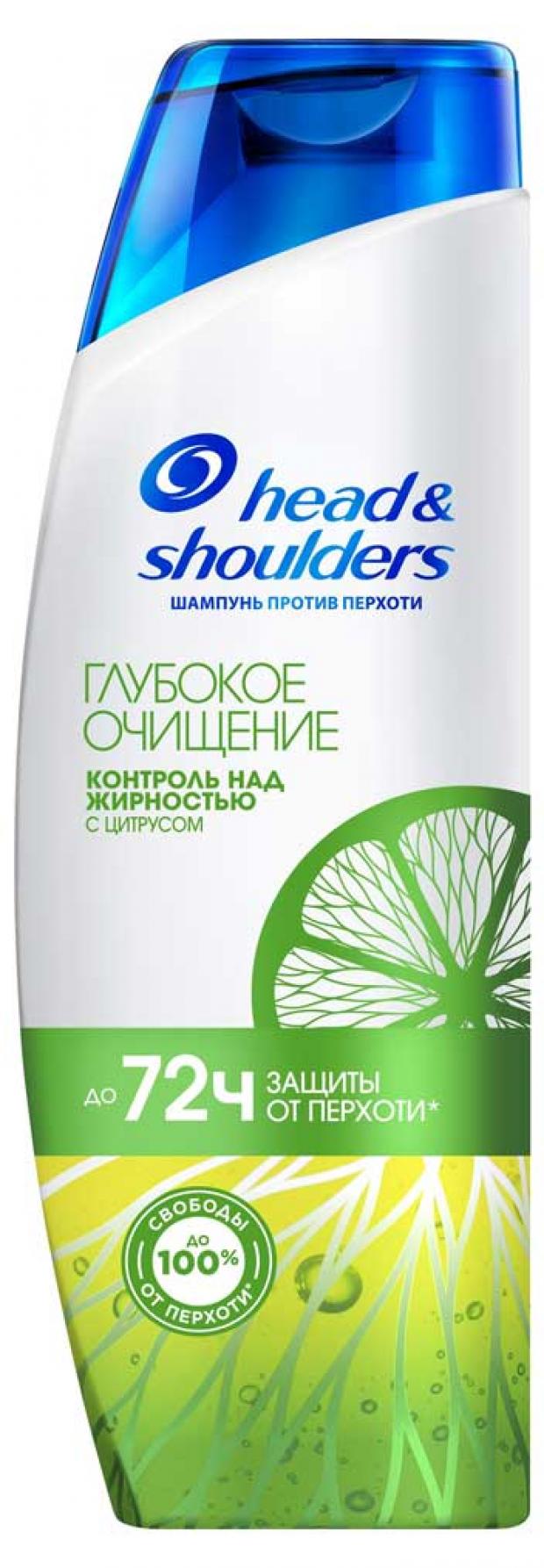 фото Шампунь для волос head &amp; shoulders глубокое очищение контроль над жирностью, 300 мл