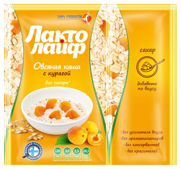 фото Каша овсяная «лактолайф» с курагой, 40 г