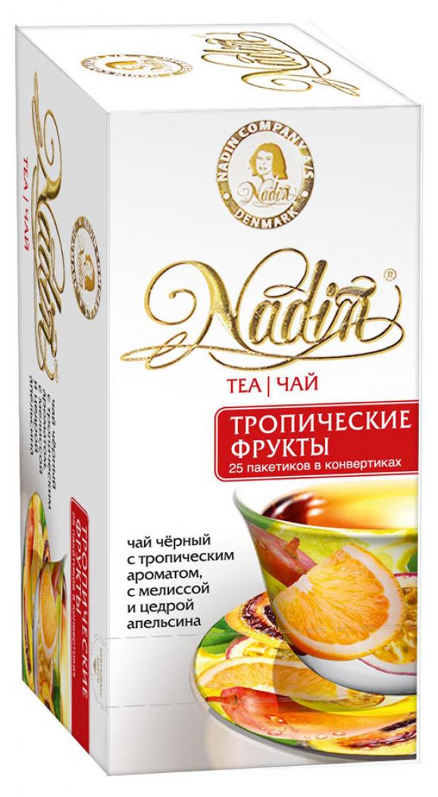 

Чай черный Nadin Тропические фрукты, 25х2 г