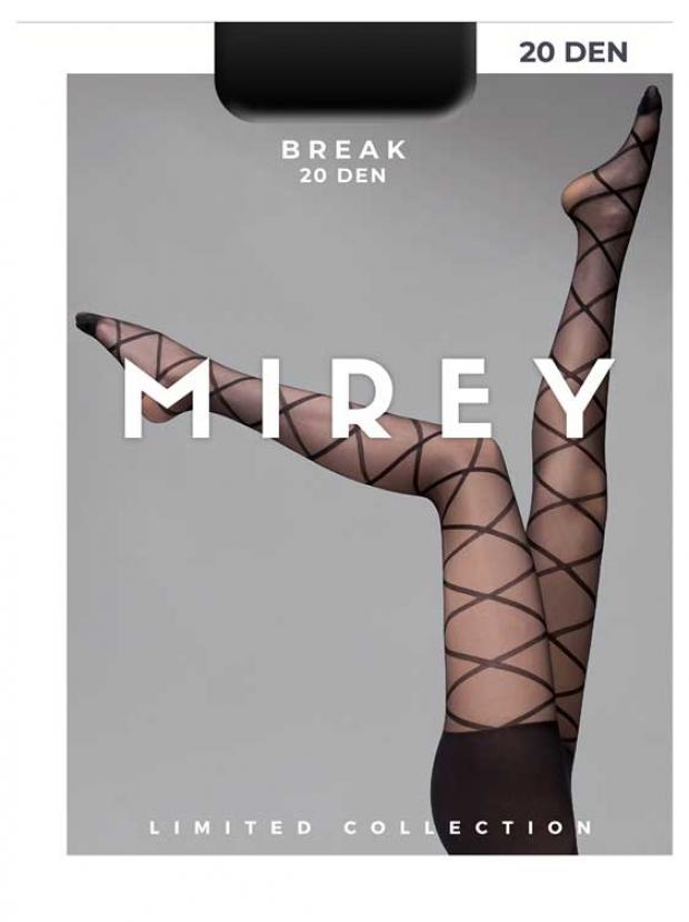 

Колготки MIREY Break 20 nero, размер 3