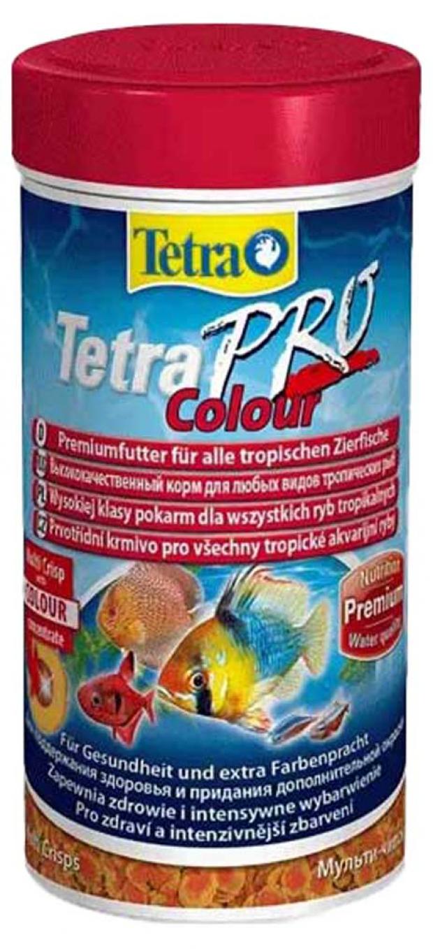 фото Корм для тропических рыб tetra tetrapro color crisps чипсы, 250 мл