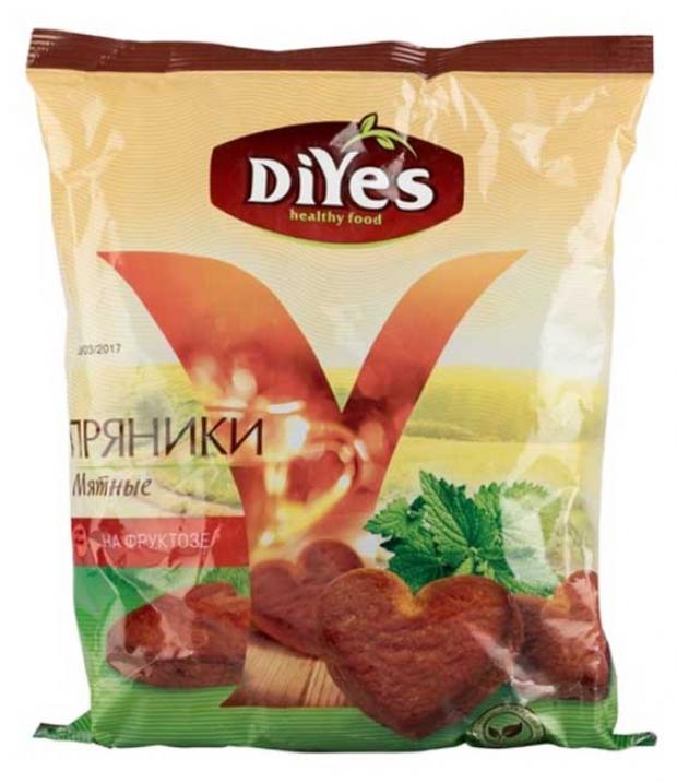 Пряники DiYes шоколадные на фруктозе, 300 г