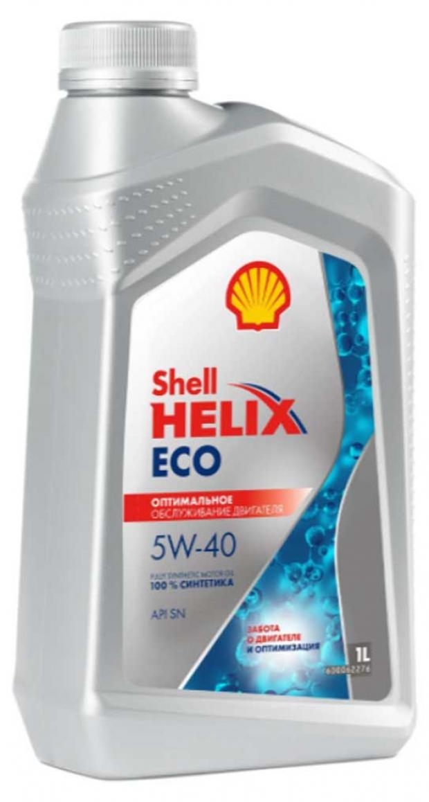 Масло моторное Shell Helix Eco 5W40 синтетическое, 1 л