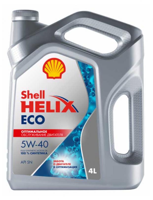 

Масло моторное Shell Helix Eco 5W40 синтетическое, 4 л