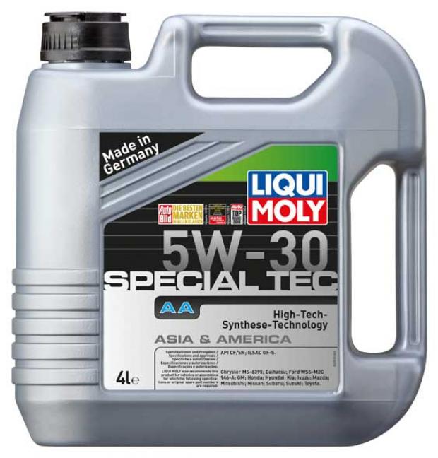 фото Масло моторное liqui moly special tec aa 5w-30 синтетическое, 4 л