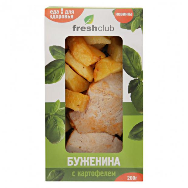 Буженина Freshclub натуральная с картофелем запеченным 200 г 122₽