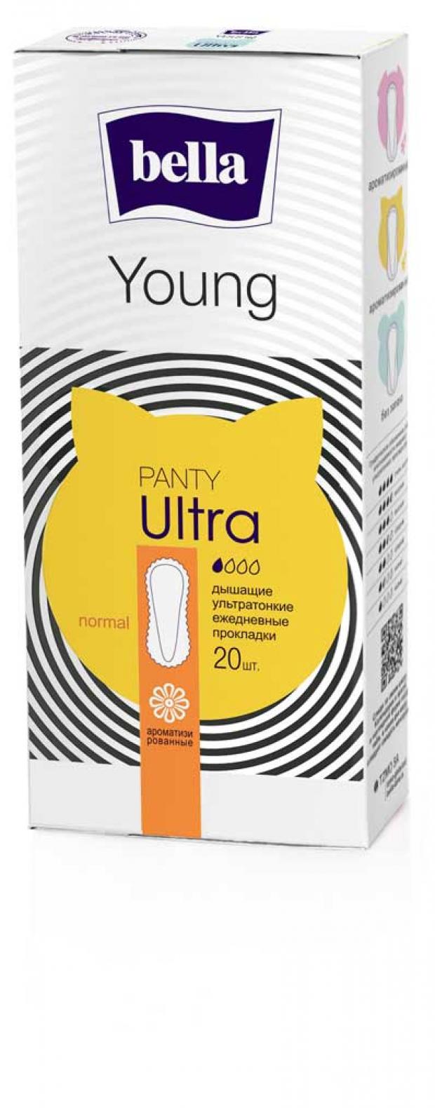 

Прокладки ежедневные Bella Panty Ultra Young ароматизированные, 20 шт