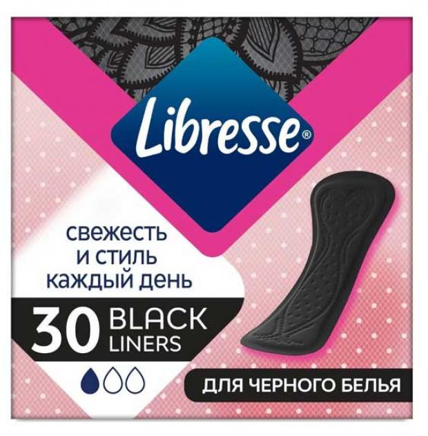 Прокладки ежедневные Libresse черные 30 шт 166₽