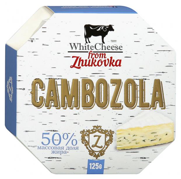 Сыр мягкий WhiteCheese from Zhukovka Камбоцола с голубой плесенью 50%, 125 г