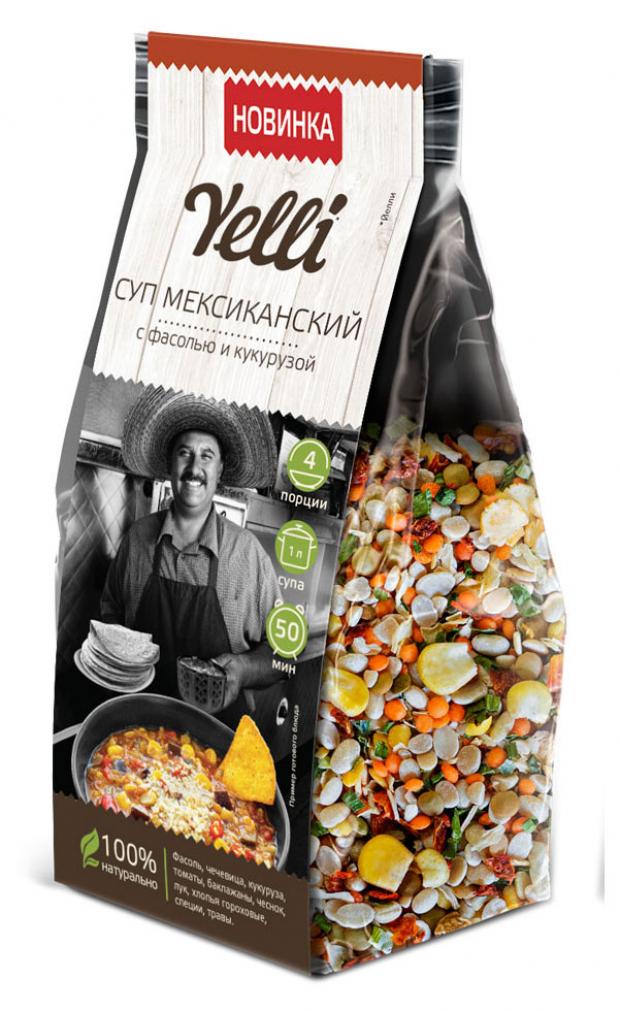 

Суп Мексиканский Yelli с фасолью и кукурузой, 120 г