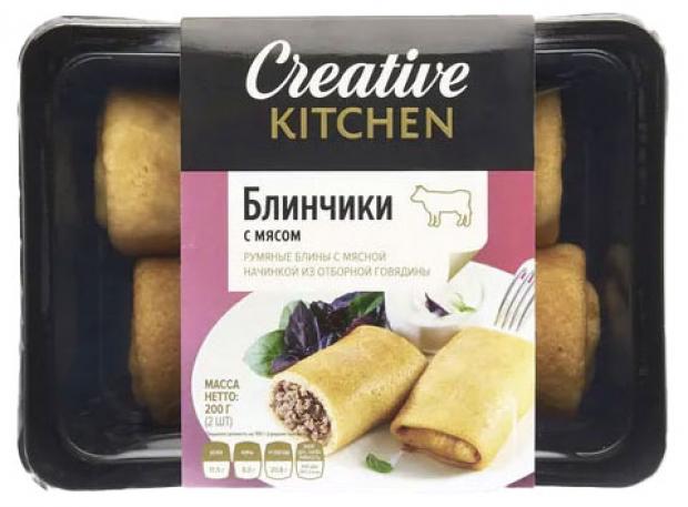 Блинчики Creative Kitchen с мясом охлажденные, 200 г