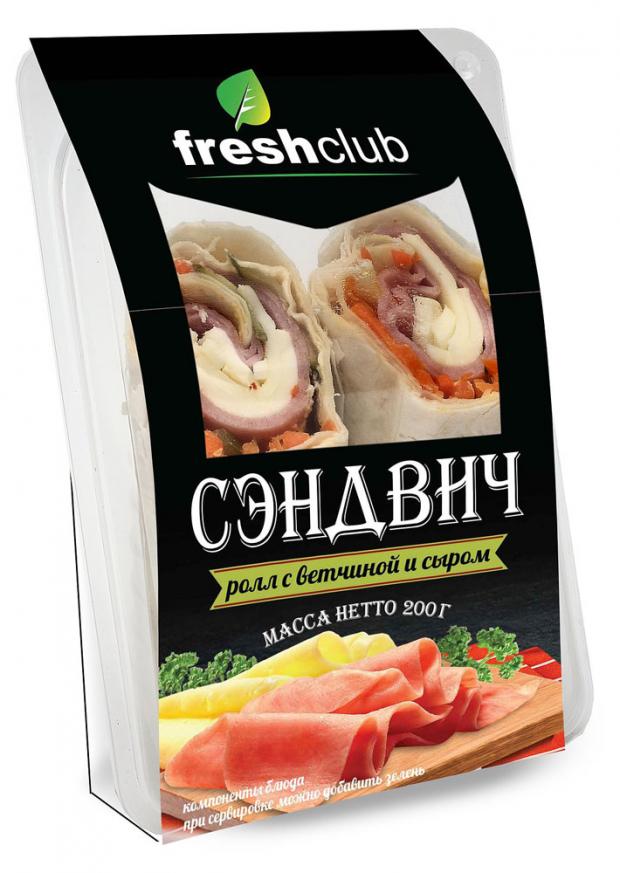 

Сэндвич Freshclub Ролл ветчина-сыр, 200 г