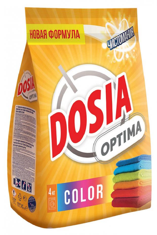 фото Стиральный порошок dosia optima color для цветного белья, 4 кг