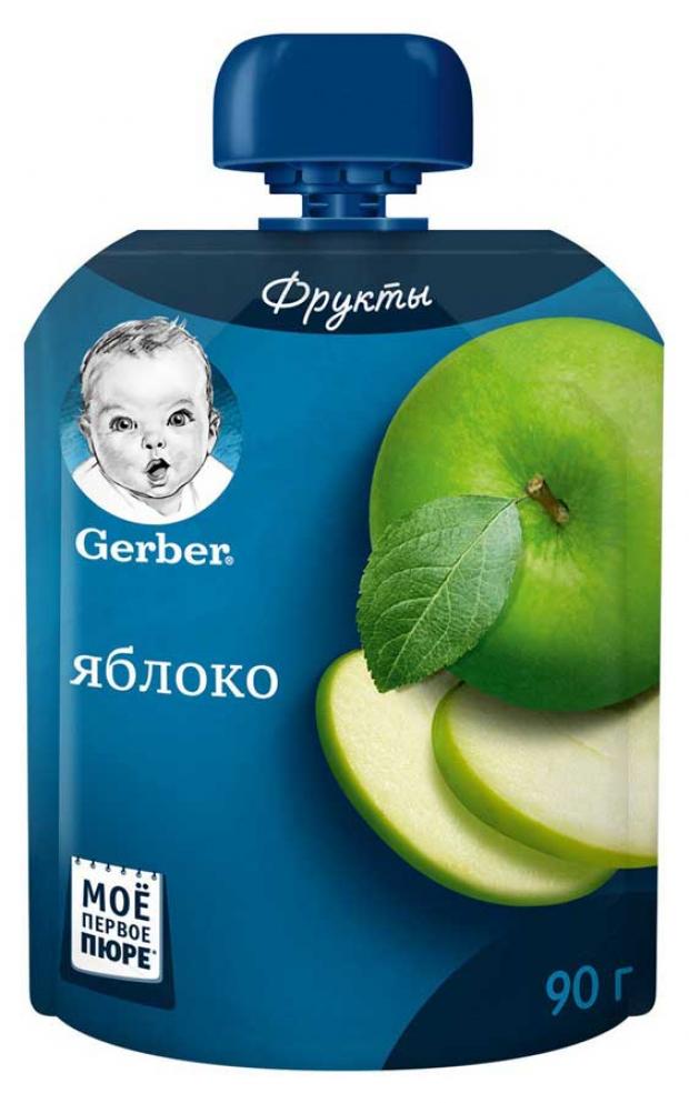 

Пюре Gerber яблоко с 4 мес., 90 мл