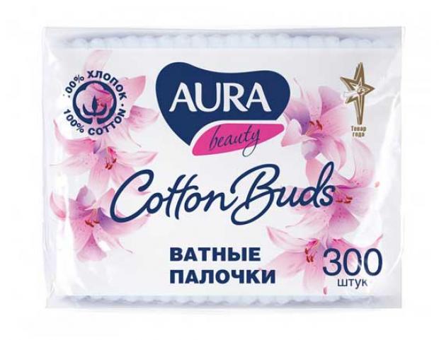 

Ватные палочки Aura, 300 шт