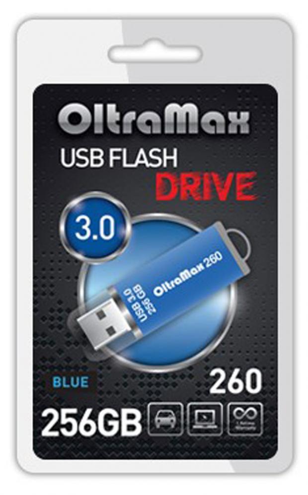 фото Флешка oltramax 260 usb 3.0 256 гб синяя