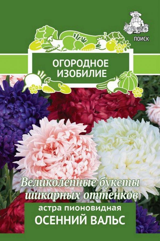 

Семена Астра пионовидная «Поиск» Осенний вальс, 0.3 г