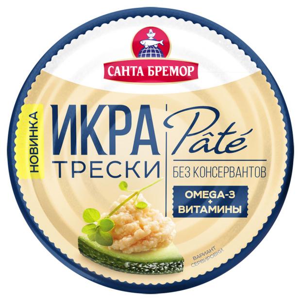 фото Икра трески «санта бремор» pate, 90 г