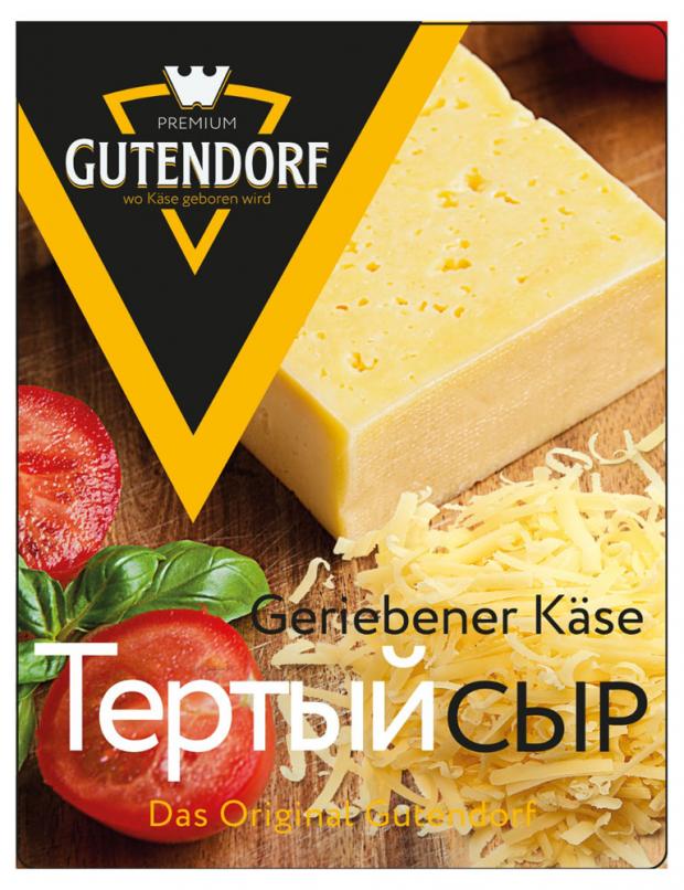 фото Сыр тертый gutendorf geriebener käse 45%, 180 г