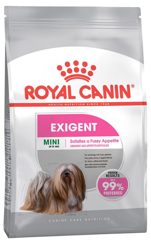 

Сухой корм для собак мелких пород Royal Canin Mini Exigent привередливых в питании, 1 кг