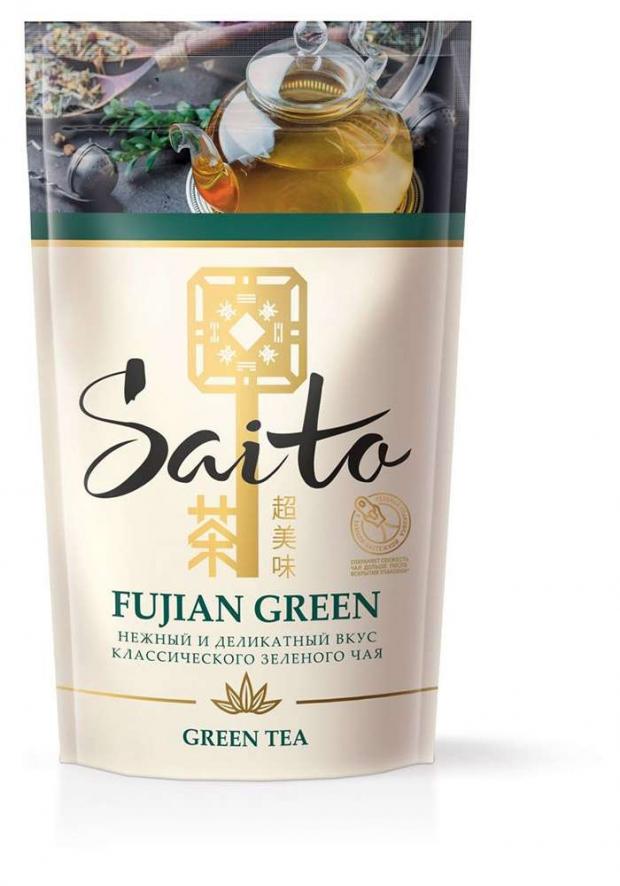 фото Чай зеленый saito fujian green листовой, 80 г