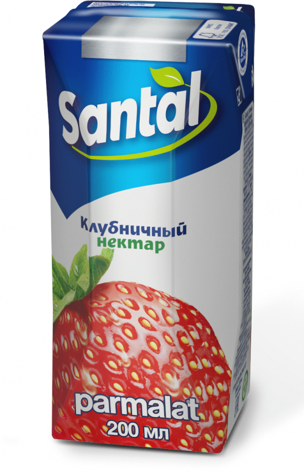 фото Нектар клубничный santal, 200 мл