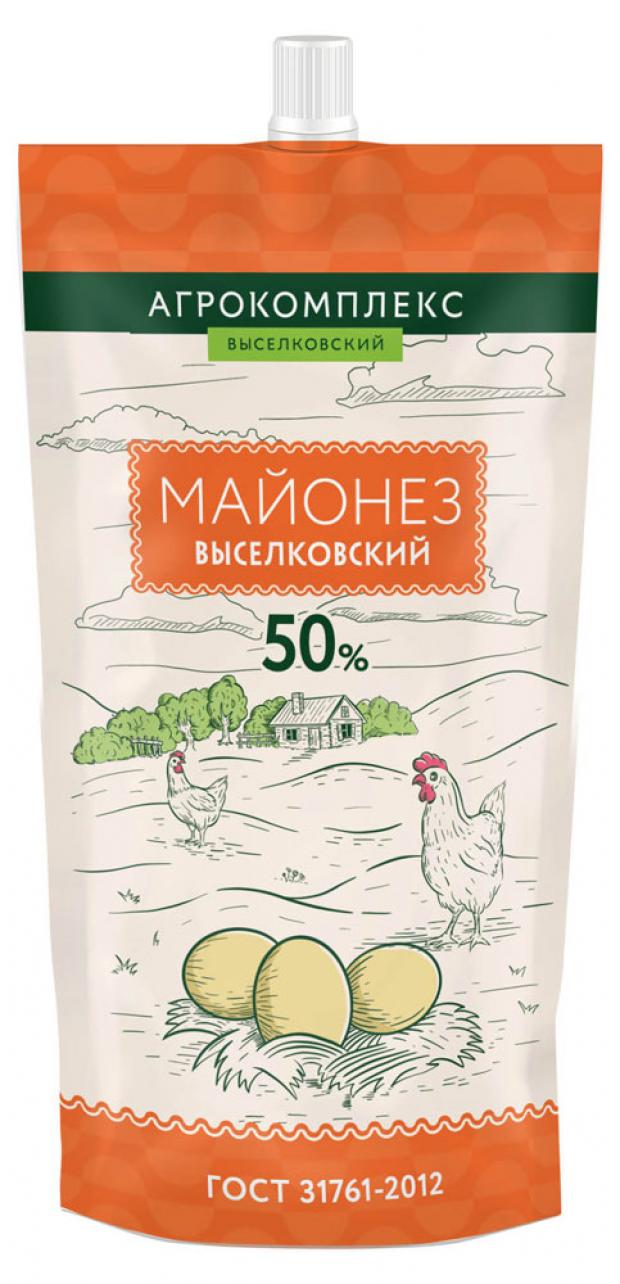 

Майонез «Агрокомплекс Выселковский» 50%, 380 г