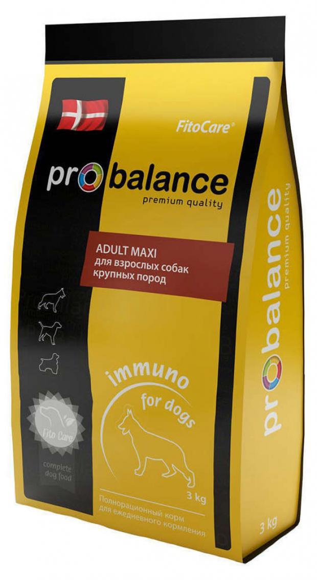 фото Сухой корм для собак крупных пород probalance immuno adult maxi, 3 кг