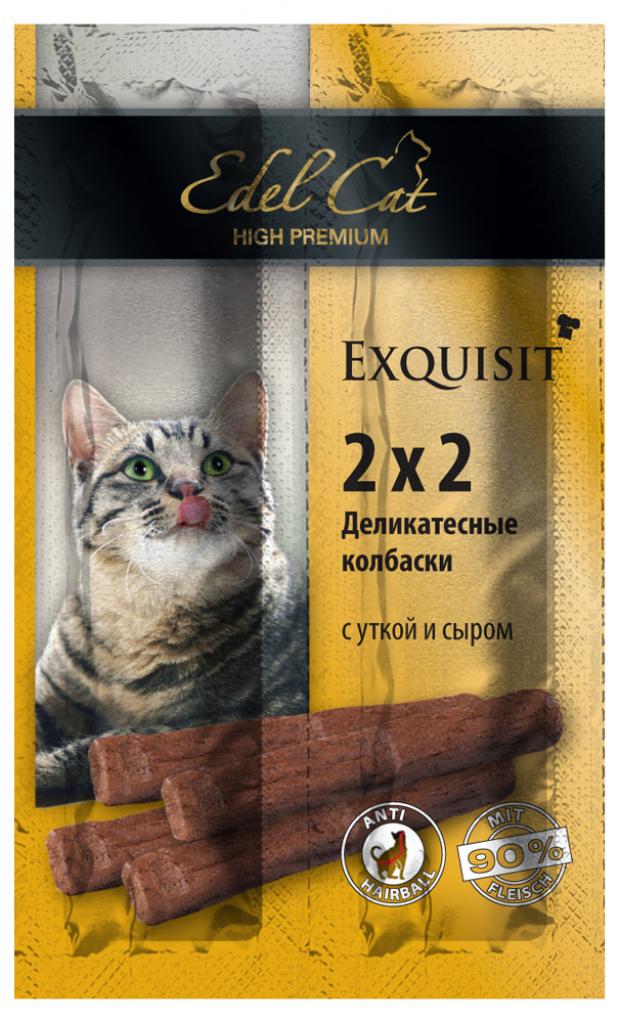 

Лакоство для кошек Edel Cat Мини-колбаски с уткой и сыром, 30 г