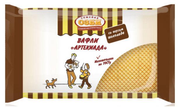 фото Вафли «семейка озби» артекиада со вкусом шоколада, 200 г