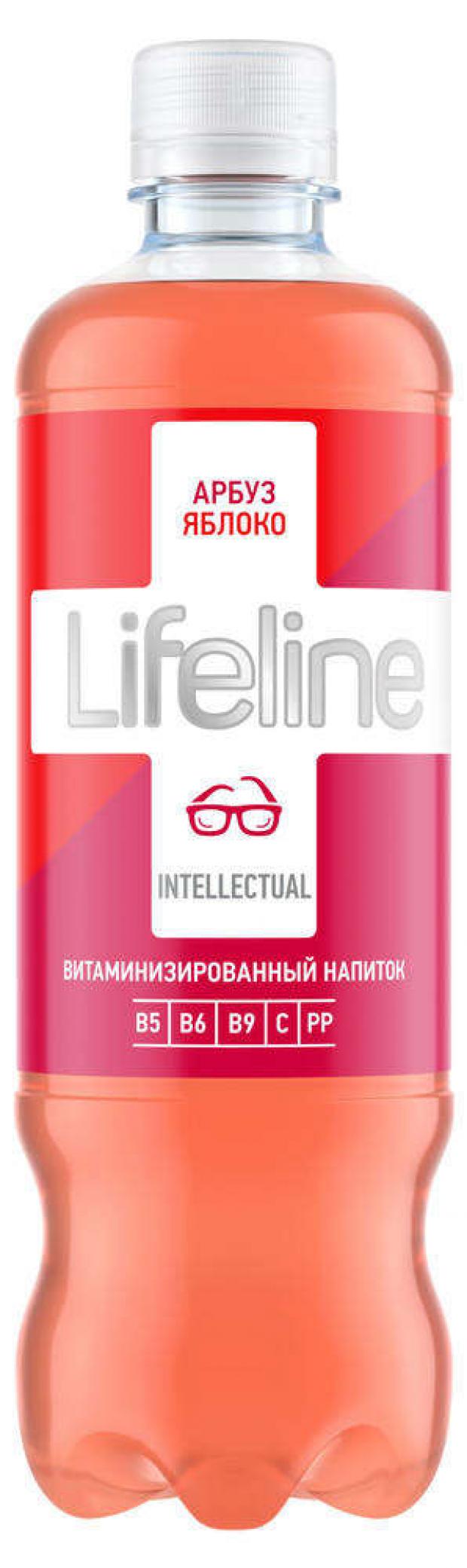 Напиток негазированный Lifeline Intellectual арбуз яблоко безалкогольный, 500 мл