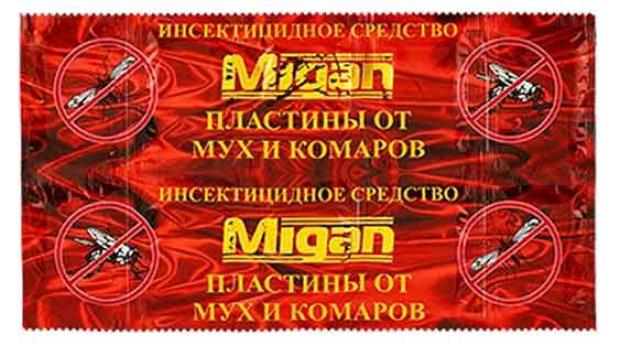 фото Пластины от мух и комаров migan, 10 шт