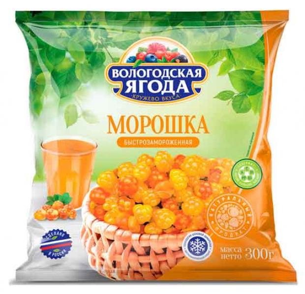 фото Морошка «вологодская ягода. кружево вкуса» быстрозамороженная, 300 г