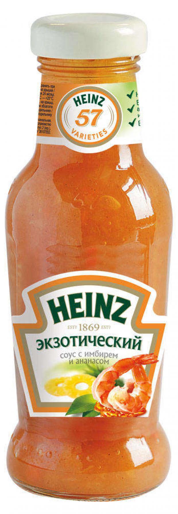 фото Соус экзотический heinz с имбирём и ананасом, 250 мл