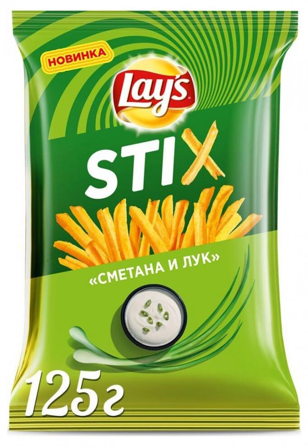 

Чипсы картофельные Lay's Stix со вкусом сметаны и лука, 125 г