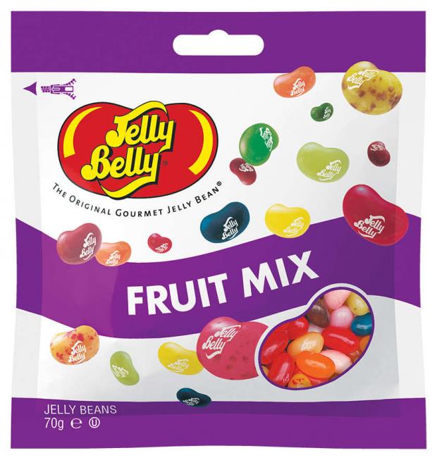 Драже жевательное Jelly Belly Fruit Mix Фруктовое ассорти, 70 г