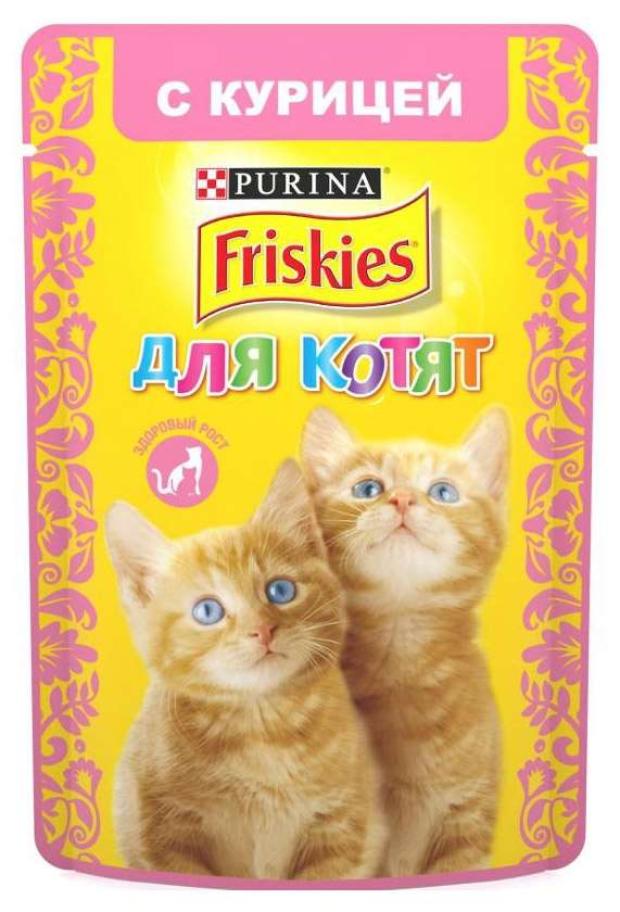 фото Корм для котят friskies здоровый рост с курицей, 85 г