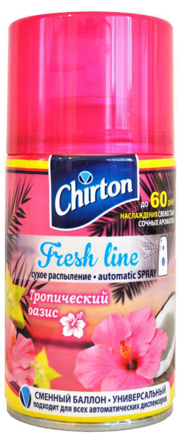 фото Освежитель воздуха chirton fresh line тропический оазис сменный баллон, 250 мл