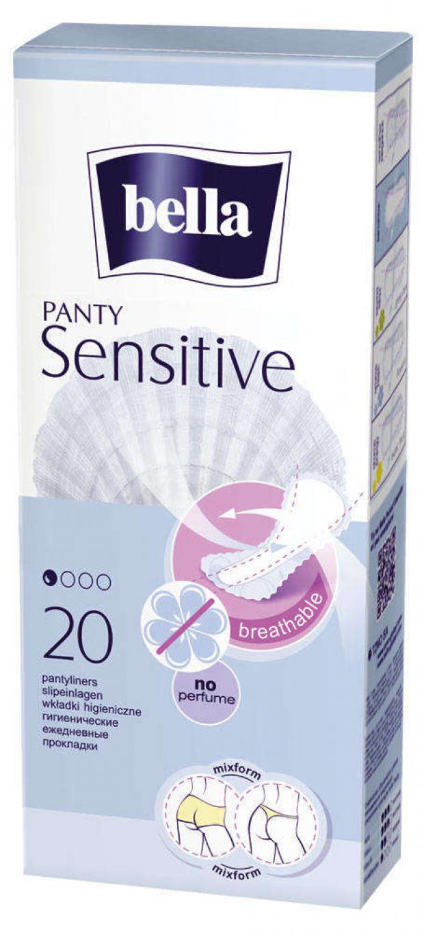 фото Прокладки ежедневные bella panty sensitive, 20 шт