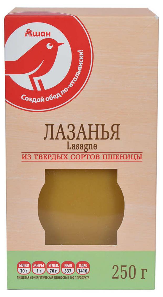 фото Макаронные изделия auchan красная птица лазанья, 250 г