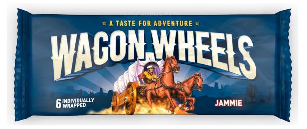 фото Печенье wagon wheels суфле с джемом, 228 г