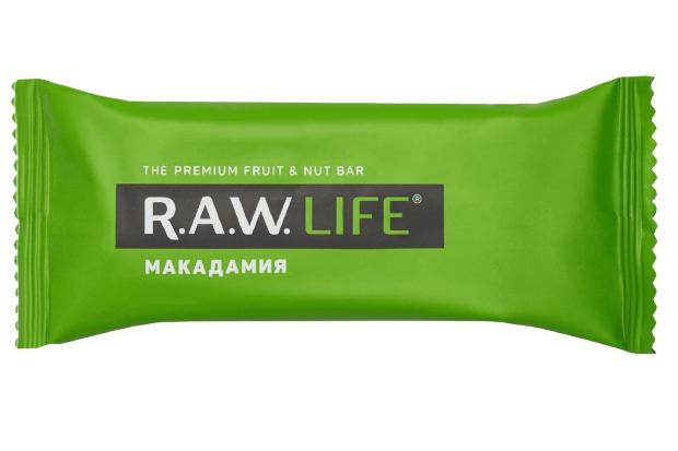 фото Батончик r.a.w.life орехово-фруктовый макадамия, 47 г